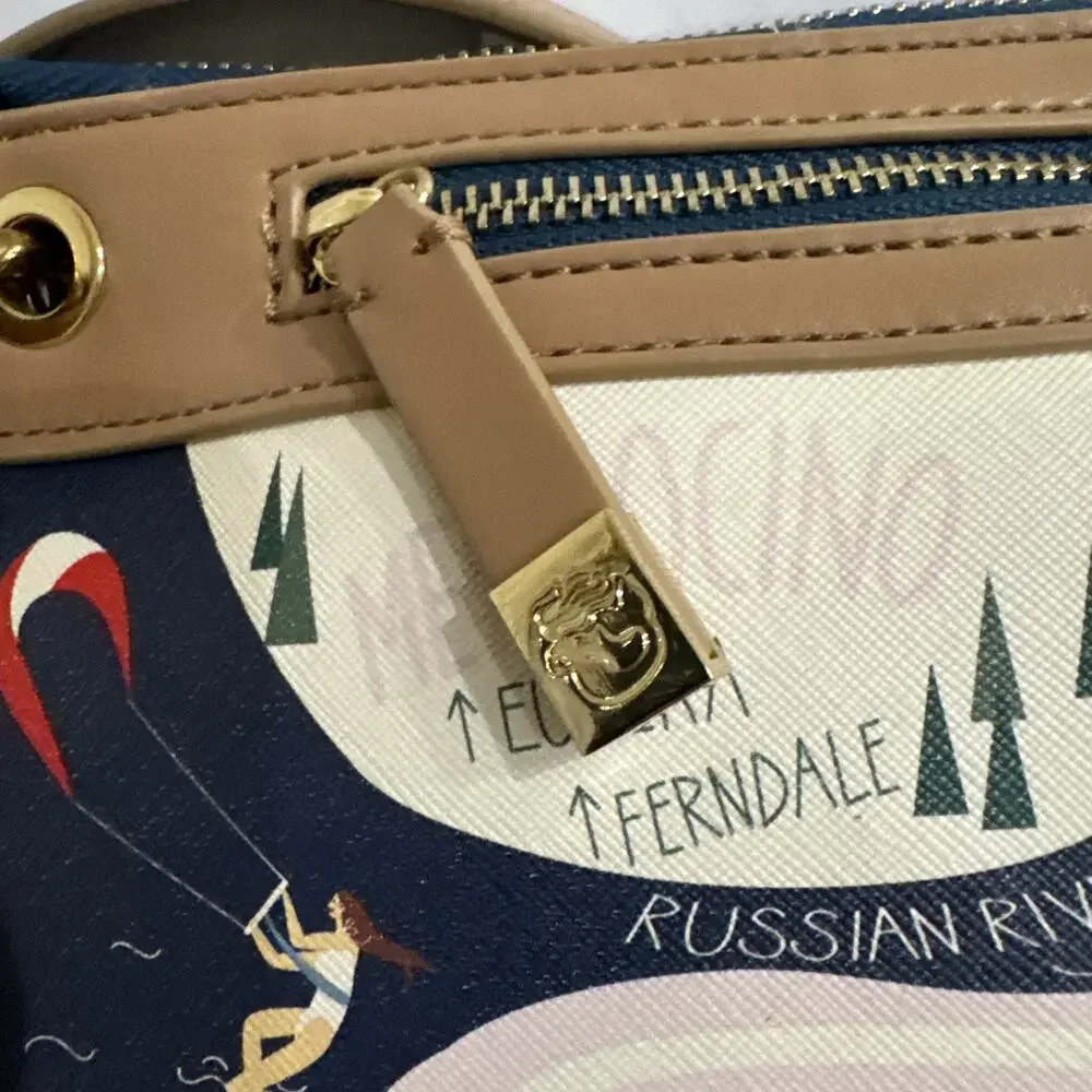 Rare Spartina 449 Northern California Crossbody Bag - Picture 8 of 16